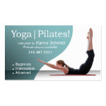 "Yoga el | Pilates!" Instrucción de Pilates, clase Tarjeta De Visita