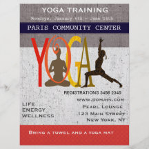 Yoga linda tarjetas informativas