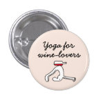 Yoga para la insignia rosada de Winelovers