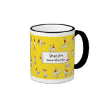Yoga para la taza amarilla de Winelovers
