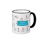 Yoga para la taza del blanco de Winelovers