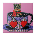 Yorkie Poo Azulejos Ceramicos