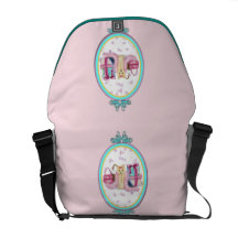 Yorkie viste para arriba el bolso rosado bolsas messenger