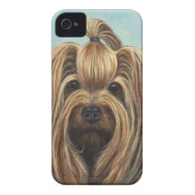 Yorkie Yorkshire Terrier iPhone 4 Case-Mate Cárcasas