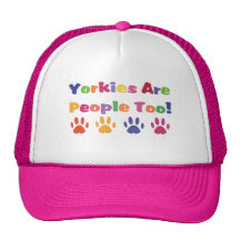 Yorkies es gente también gorro de camionero
