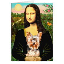 Yorkshire Terrier 17 - Mona Lisa Tarjetas