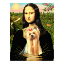 Yorkshire Terrier 1 - Mona Lisa Postales
