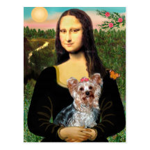 Yorkshire Terrier (t) - Mona Lisa Postales