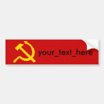your_text pegatina de parachoque