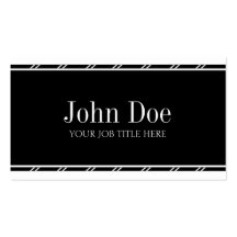 ¡YourJobTitle! Blanco Plantillas De Tarjetas Personales