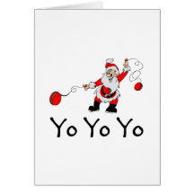 Yoyo Yo Papá Noel Tarjeta