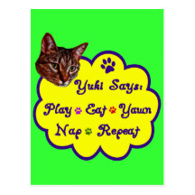 Yuki dice postales