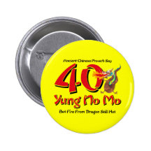 Yung ningún 40.o cumpleaños del MES Pins