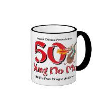 Yung ningún 50.o cumpleaños del MES Tazas De Café
