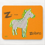 "Z está para mousepad digital de la pintura de la  Tapetes De Raton