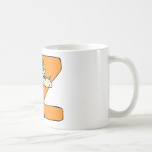 Z para la cebra tazas de café