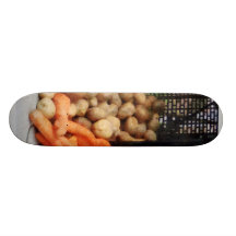 Zanahorias, patatas y miel tabla de skate
