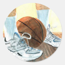 Zapatillas de baloncesto pegatinas  