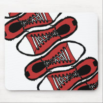 zapatillas de deporte alfombrillas de raton 