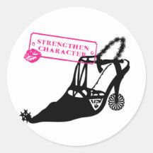 Zapato de la diva pegatinas  