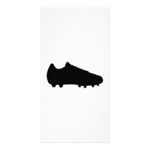 Zapato del fútbol tarjeta personal