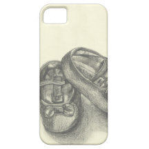 Zapatos del bonito de las niñas iPhone 5 Case-Mate cobertura
