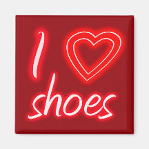 Zapatos del corazón I Iman De Frigorífico