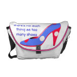 Zapatos del tacón alto del fashionista bolsas de mensajería