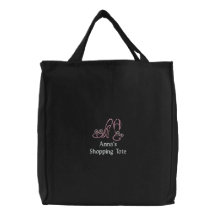 ¡Zapatos lindos! Bolsas Bordadas