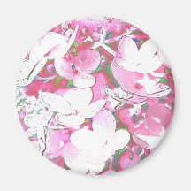 zart und rosa kühlschrankmagnet