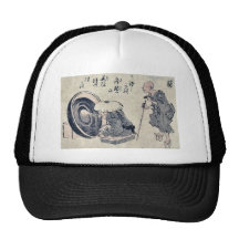 Zato y un artesano Ukiyoe de la laca Gorro De Camionero