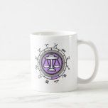 (ZD2m) Taza del zodiaco del LIBRA