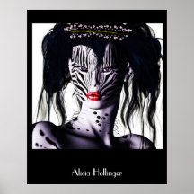 Zeeebra de Alicia Hollinger Poster