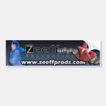 Zeeff pincha la obra clásica etiqueta de parachoque