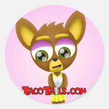 Zelda - princesa tímida Stickers Pegatina Redonda