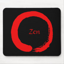 Zen rojo Mousepad 2