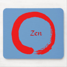 Zen rojo Mousepad 2lb Tapete De Raton