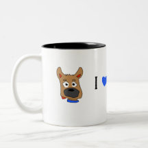 "Zeus" amo mi perro Taza De Café