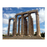 zeus olímpico tarjeta postal
