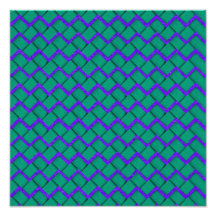 Zigzag de papel verde y púrpura fotografias