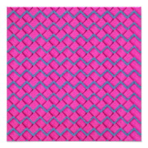 Zigzag del papel rosado y azul fotografías  