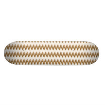Zigzags - chocolate con leche y chocolate blanco tablas de skate