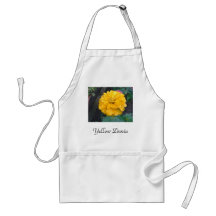Zinnia amarillo delantal