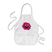 Zinnia magenta delantal