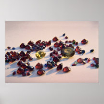 Zircon y piedras clasificadas impresiones