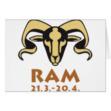 zodiac ram karten