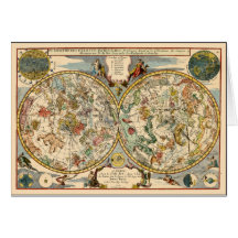 Zodiaco celestial 1705 felicitaciones