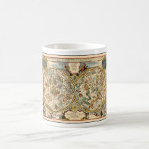 Zodiaco celestial 1705 tazas de café
