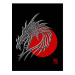 Zodiaco chino - regalo del dragón tarjetas postales