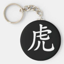 Zodiaco chino - tigre llavero personalizado